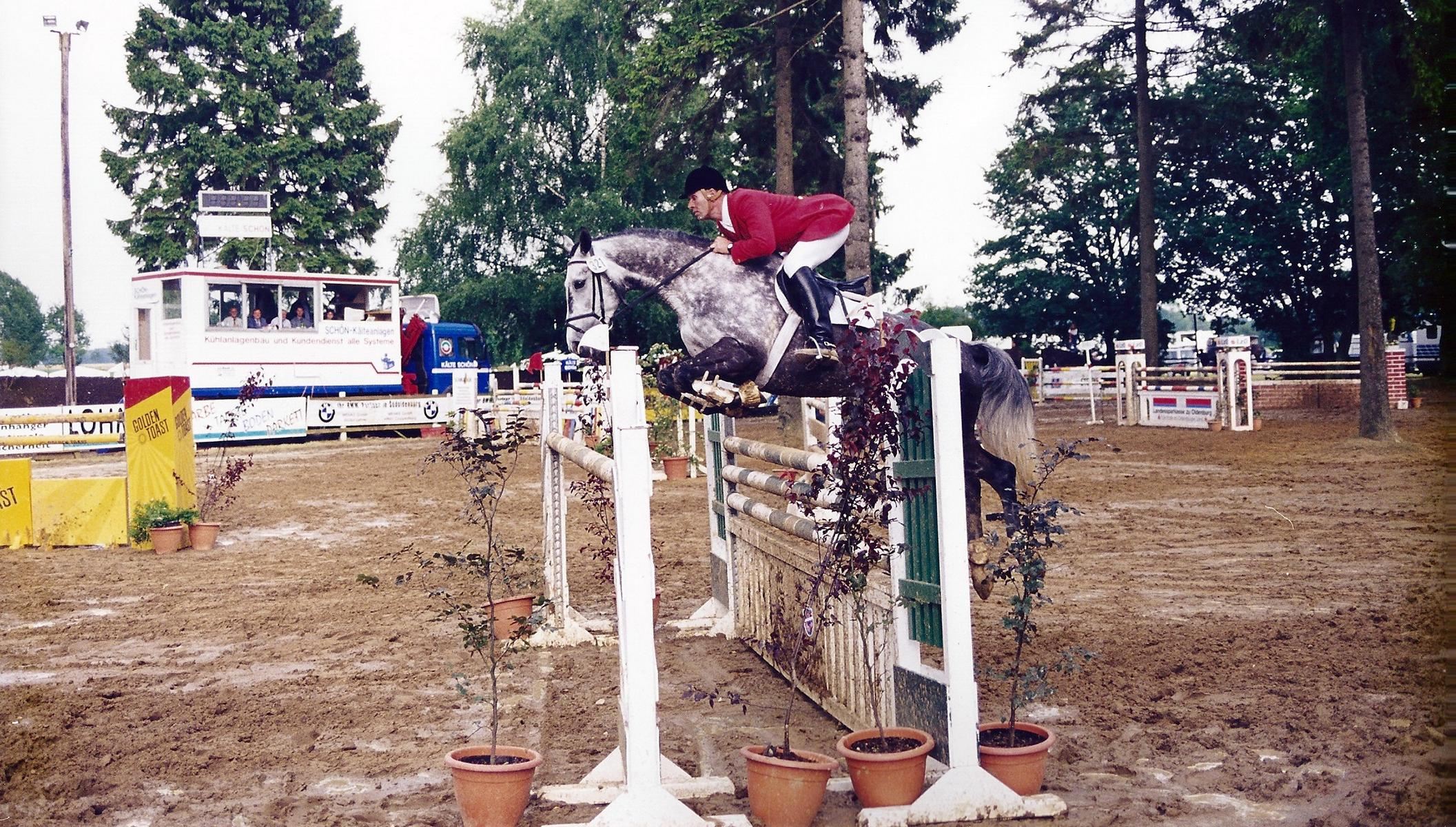 Hanno Vreden im Springparcours